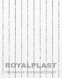 Поликарбонат прозрачный Колотый Лёд