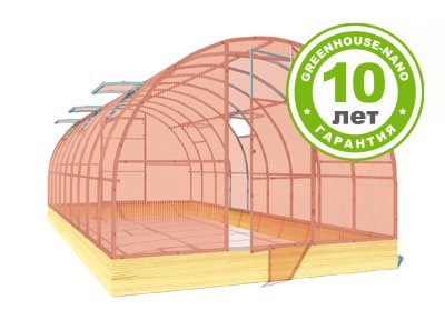 Поликарбонат GREENHOUSE-nano - гарантия 10 лет